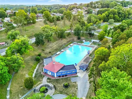 a view of an outdoor space and a lake view