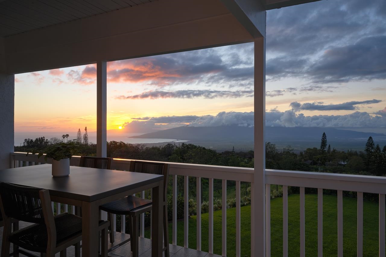 Undisclosed Address Kula, HI 96790 - Photo 48 of 50 a view of a city from a balcony