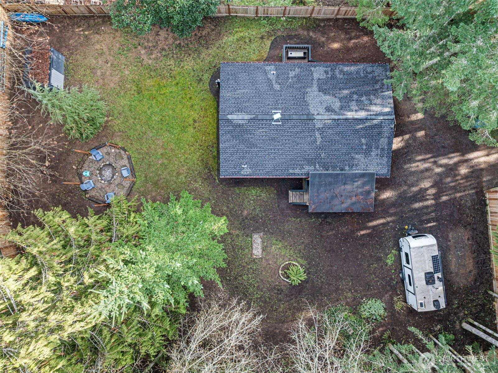 721 East McMickin Road Shelton, WA 98584 - Photo 4 of 38 an aerial view of a house with a yard