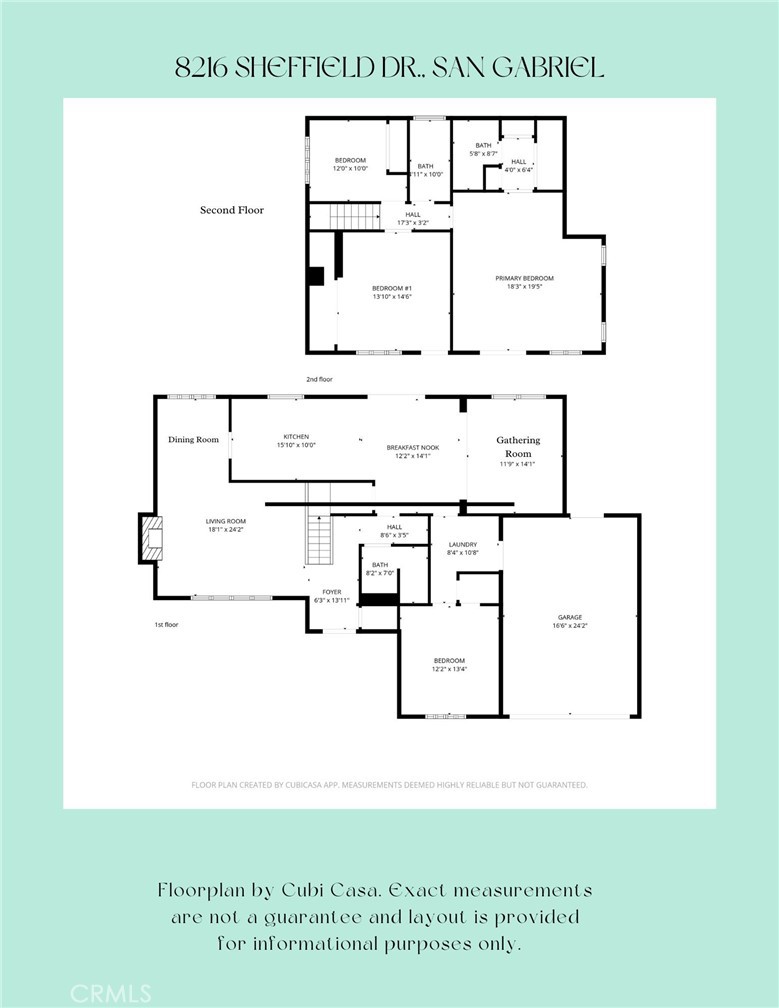 8216 Sheffield Road San Gabriel, CA 91775 - Photo 56 of 56 Property Floorplan