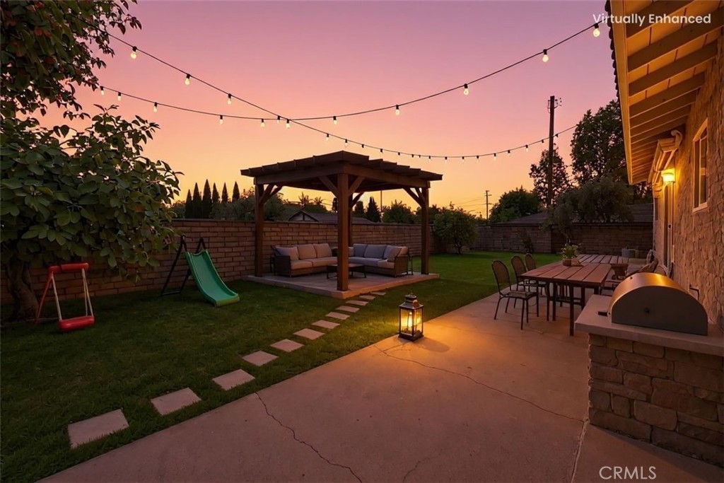 8216 Sheffield Road San Gabriel, CA 91775 - Photo 7 of 53 a view of a backyard with sitting area