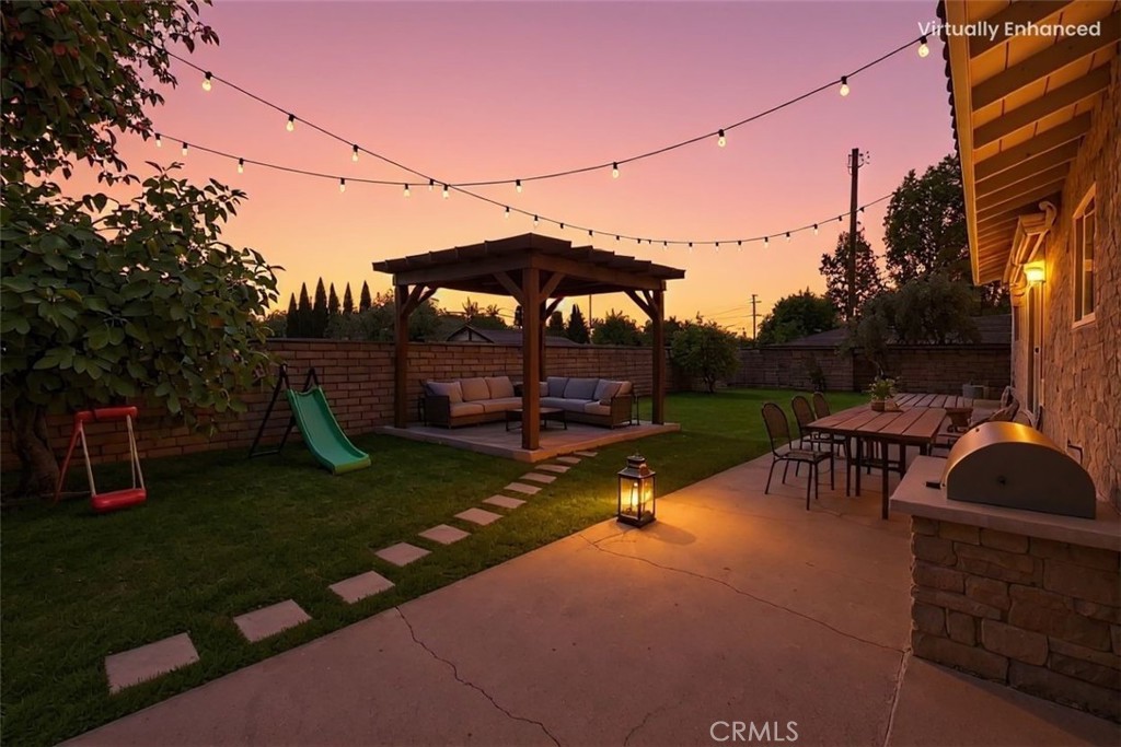 8216 Sheffield Road San Gabriel, CA 91775 - Photo 9 of 56 Virtual Image of backyard possibility - night