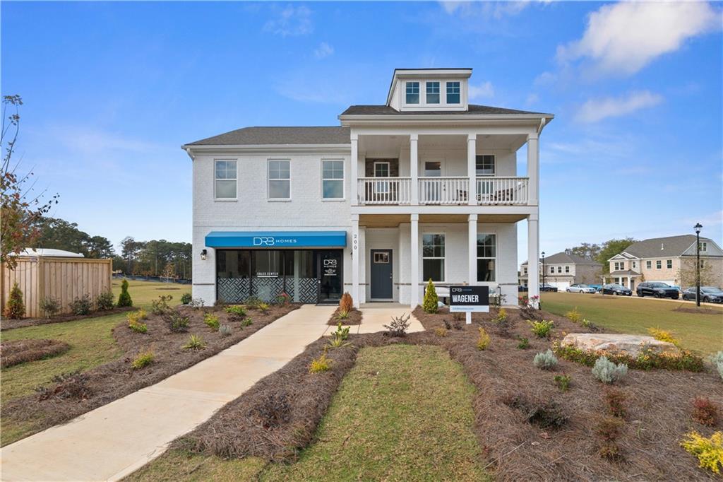 a view of a house with outdoor space