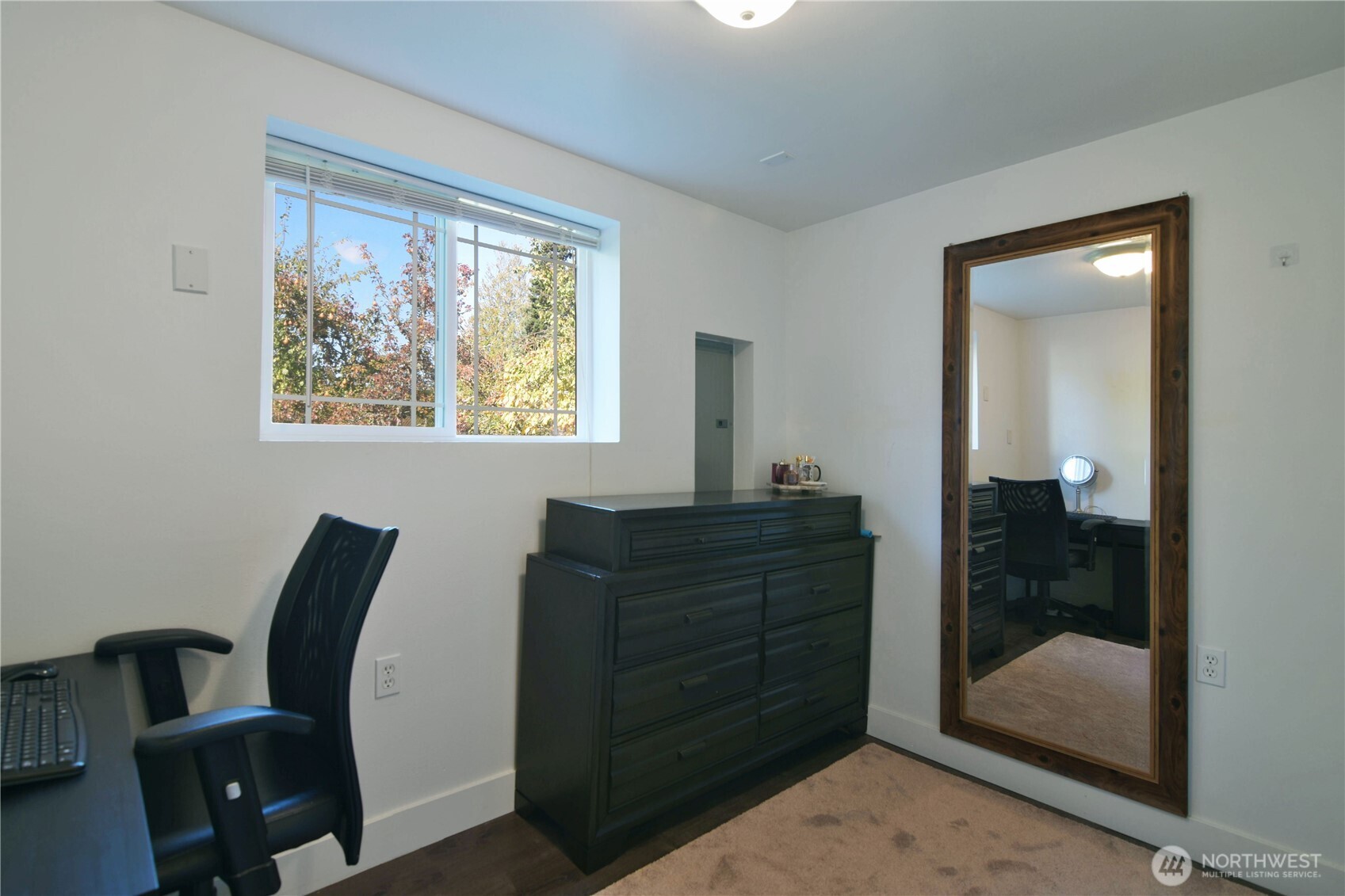 23116 80th Place West Edmonds, WA 98026 - Photo 29 of 34 a view of a workspace with furniture and a window