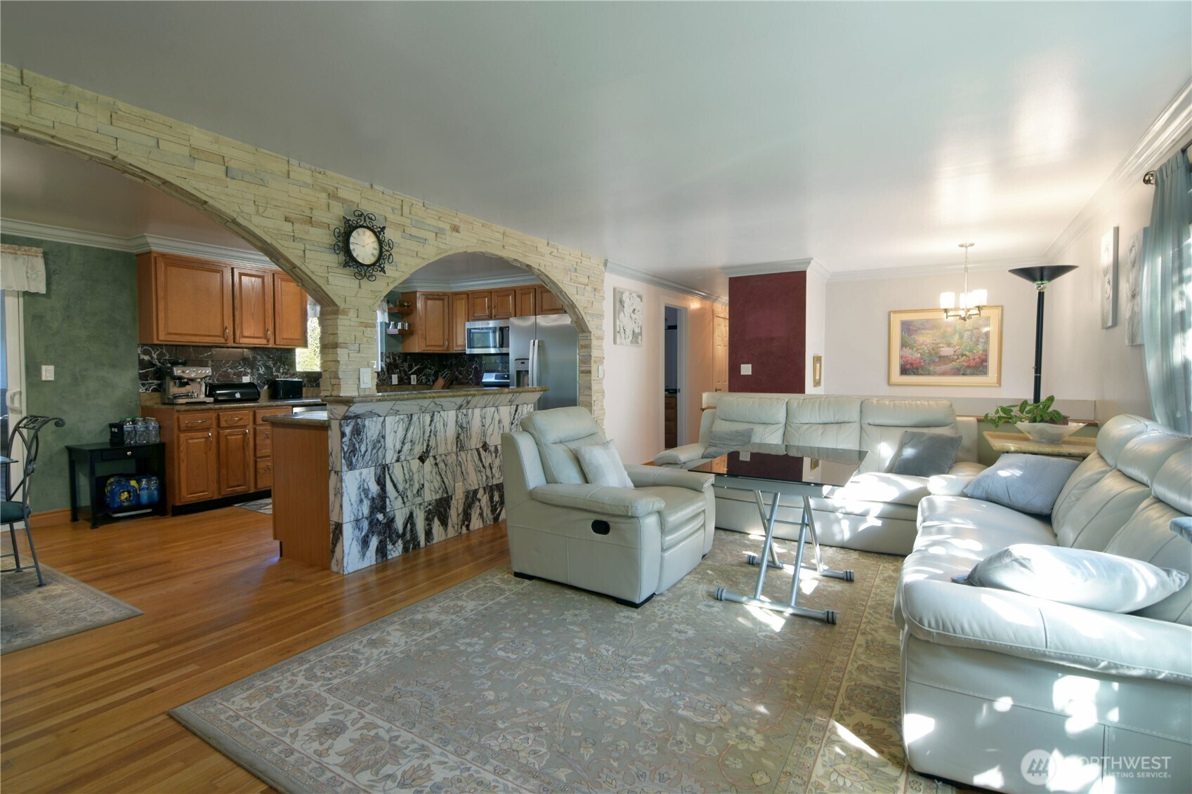 23116 80th Place West Edmonds, WA 98026 - Photo 6 of 34 a living room with furniture and a wooden floor