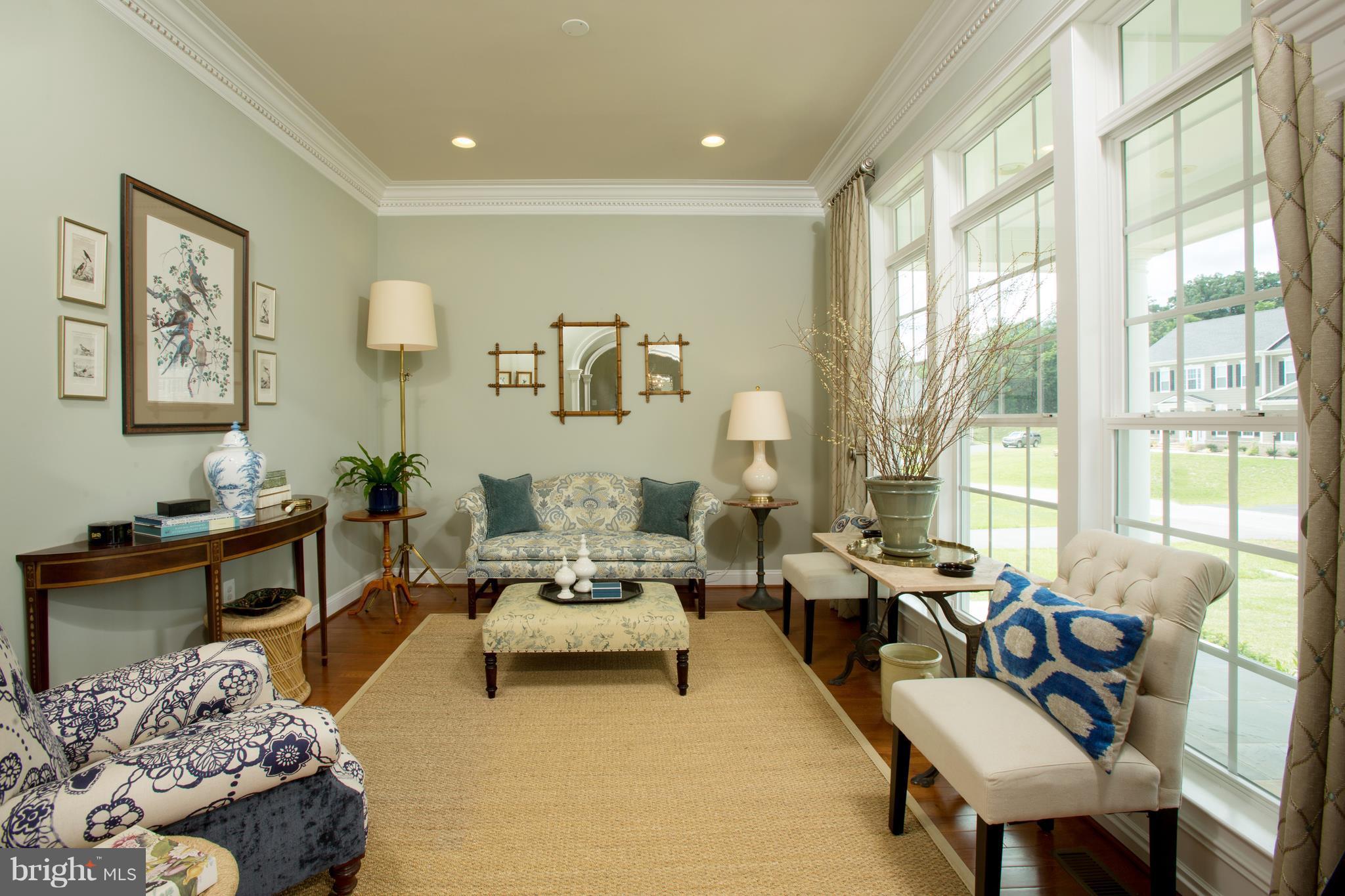18285 Wild Raspberry Drive Purcellville, VA 20132 - Photo 11 of 12 Living room with crown moulding
