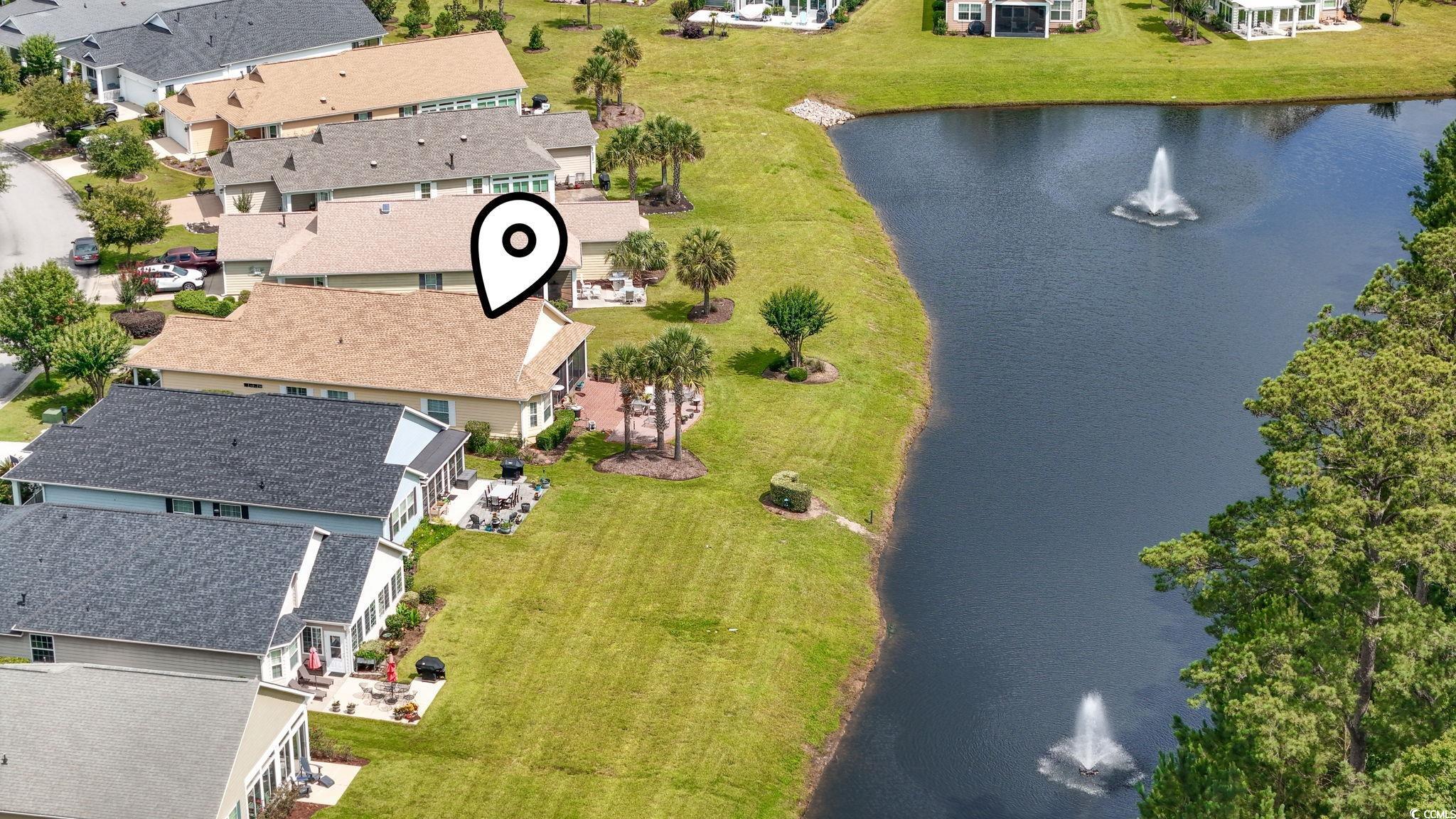 492 Grand Cypress Way Murrells Inlet, SC 29576 - Photo 36 of 40 Aerial perspective of suburban area featuring a nearby body of water