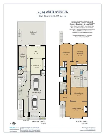 $1,498,000 | 2514 26th Avenue, San Francisco, CA 94116