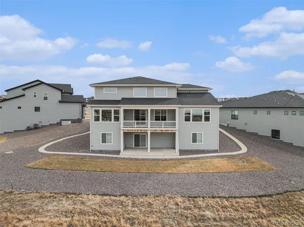 a front view of a house with windows