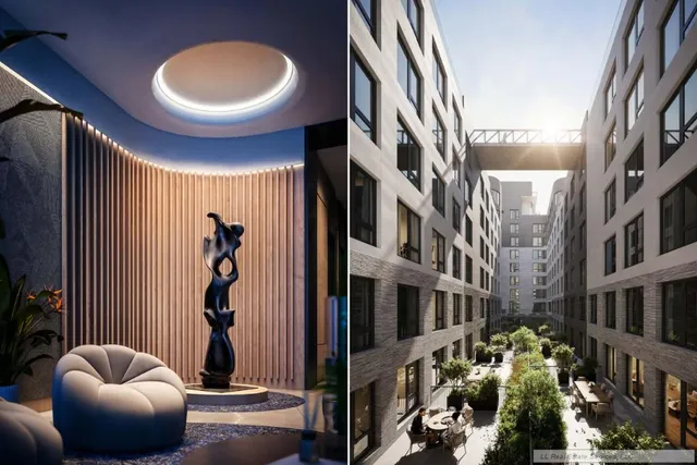 a view of staircase with furniture