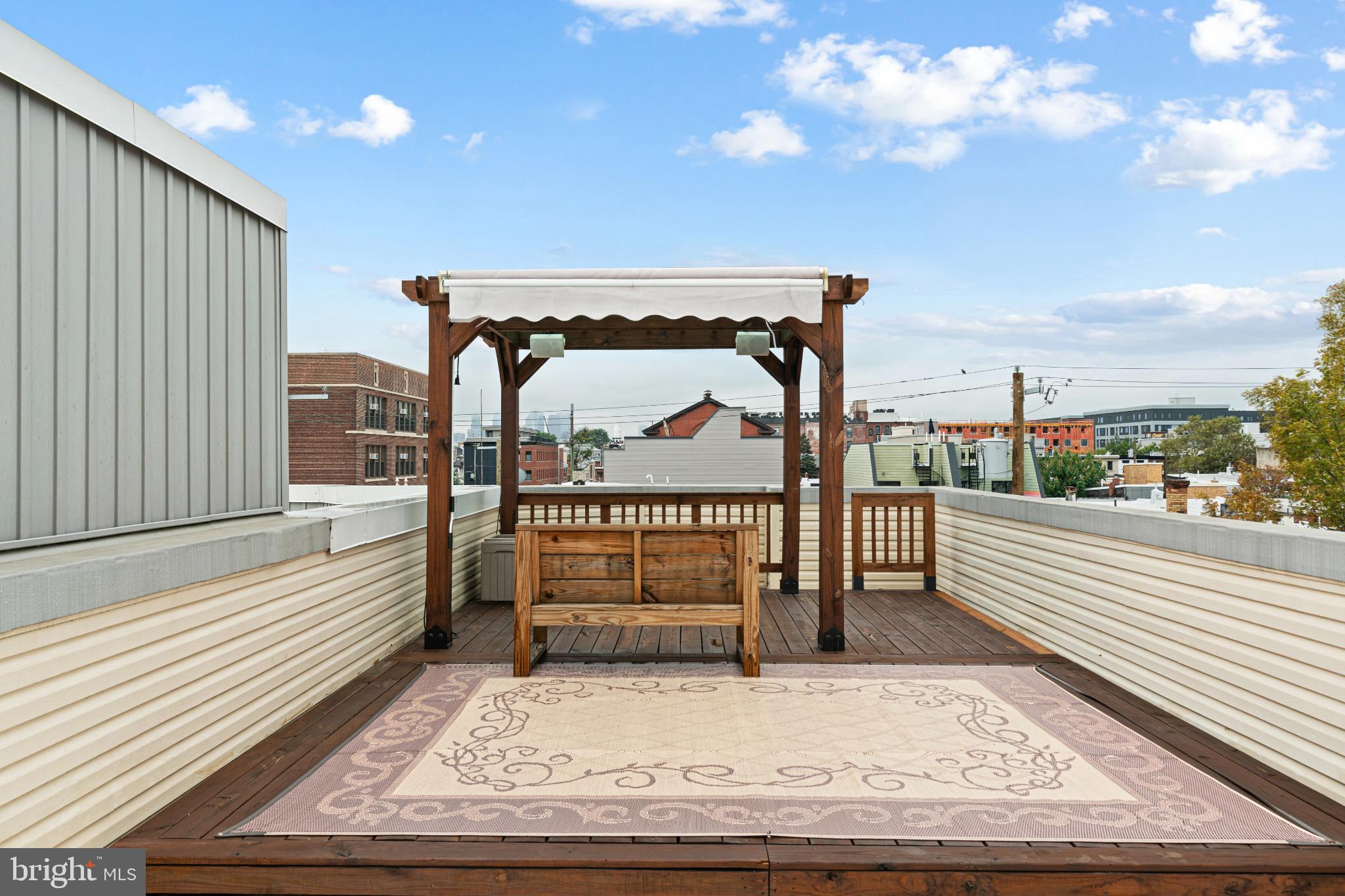 2041 East Sergeant Street Philadelphia, PA 19125 - Photo 30 of 40 Charming rooftop retreat with scenic views.
