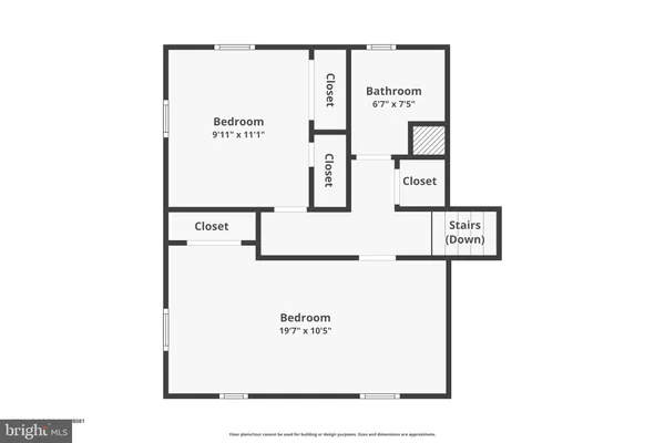 a picture of a bench in a white building