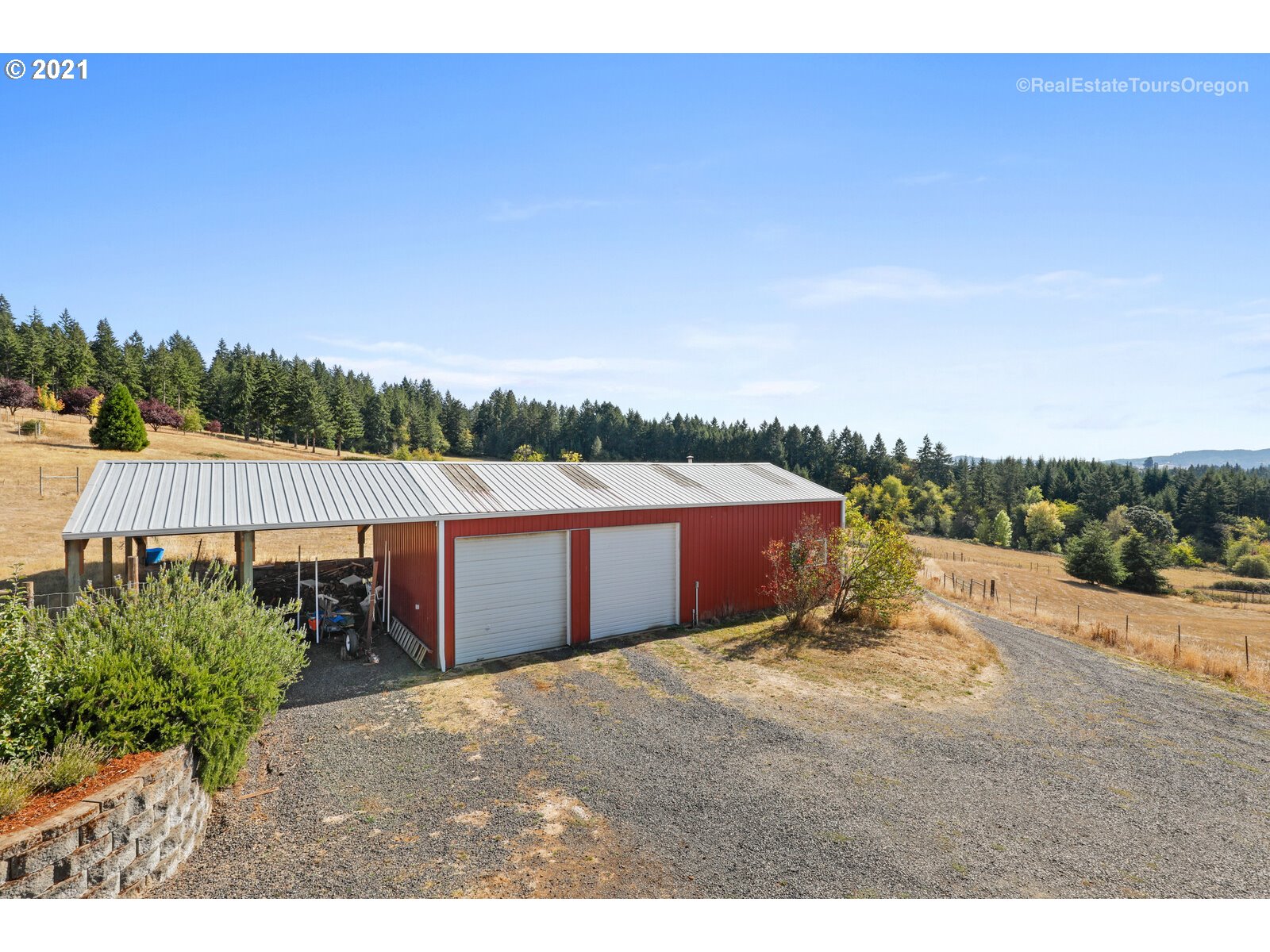 40965 Southwest Vandehey Road Gaston, OR 97119 - Photo 30 of 32 a view of a backyard