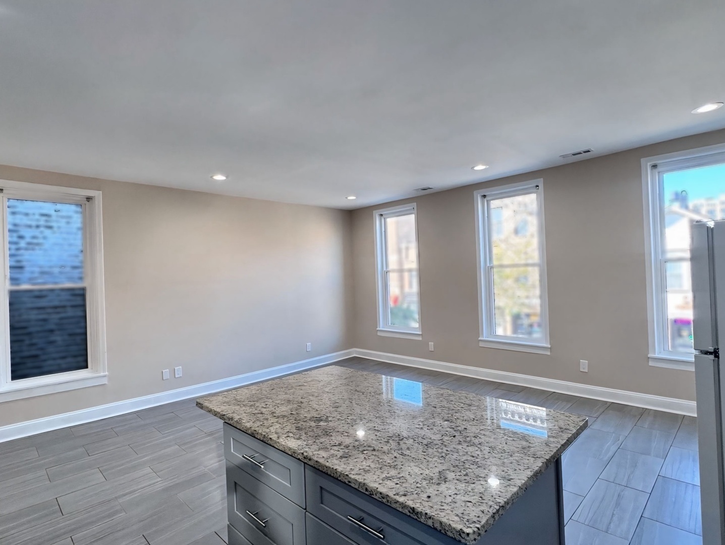 1315 West 18th Street, Unit 2 Chicago, IL 60608 - Photo 5 of 19 an empty room with wooden floor and windows