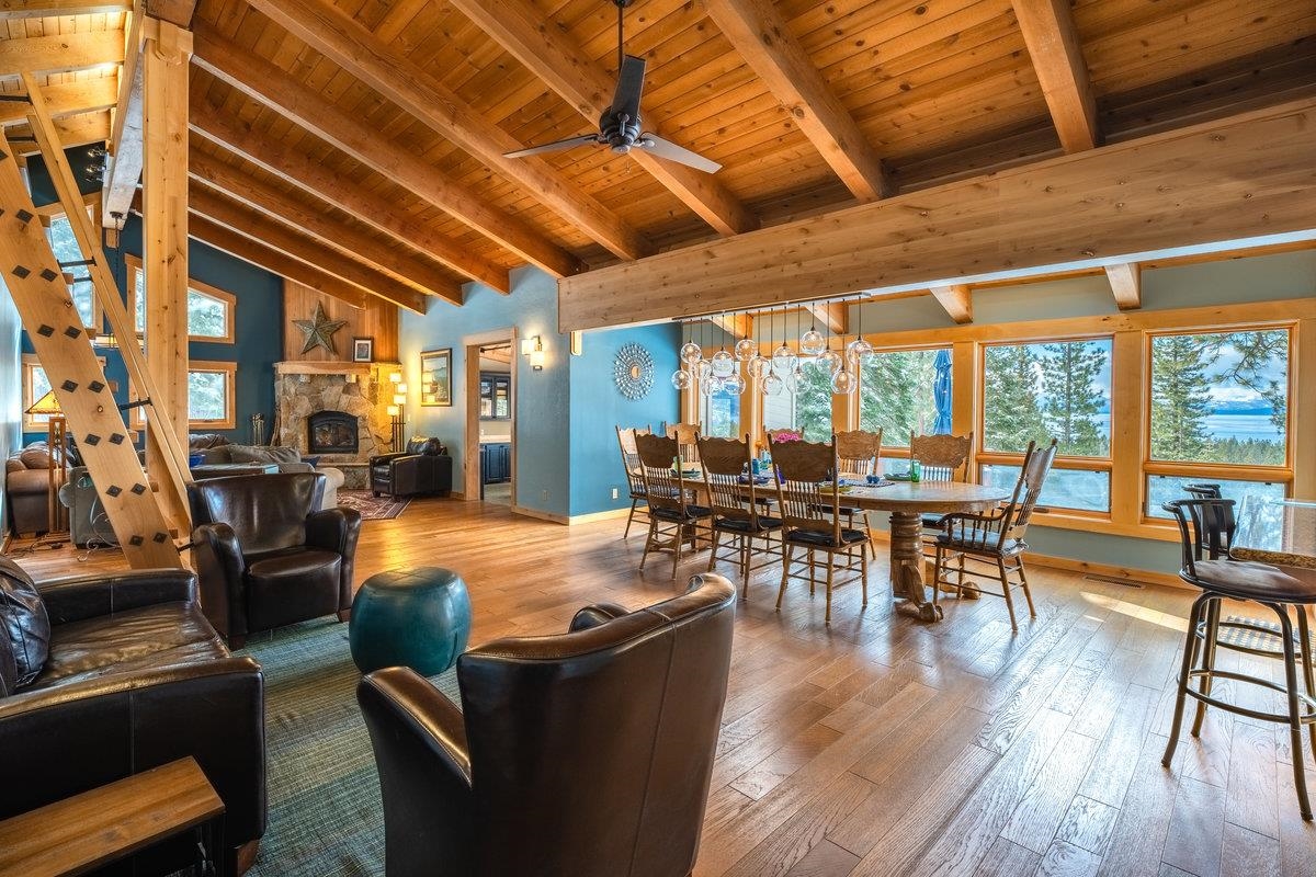 424 Chipmunk Street Kings Beach, CA 96143 - Photo 6 of 21 a outdoor space with lots of chairs and wooden floor