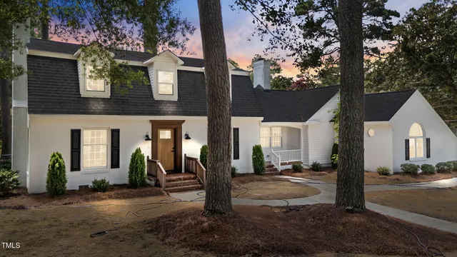 a view of a building with street view