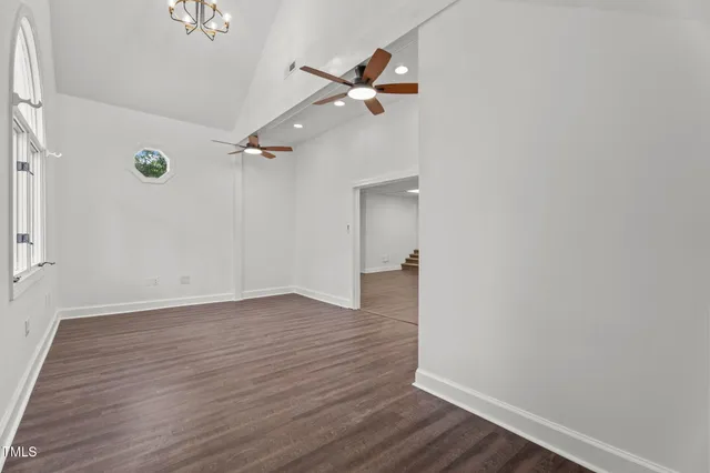 wooden floor in an empty room