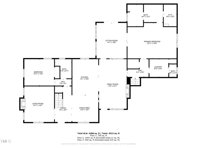 a picture of a room with black and white wall