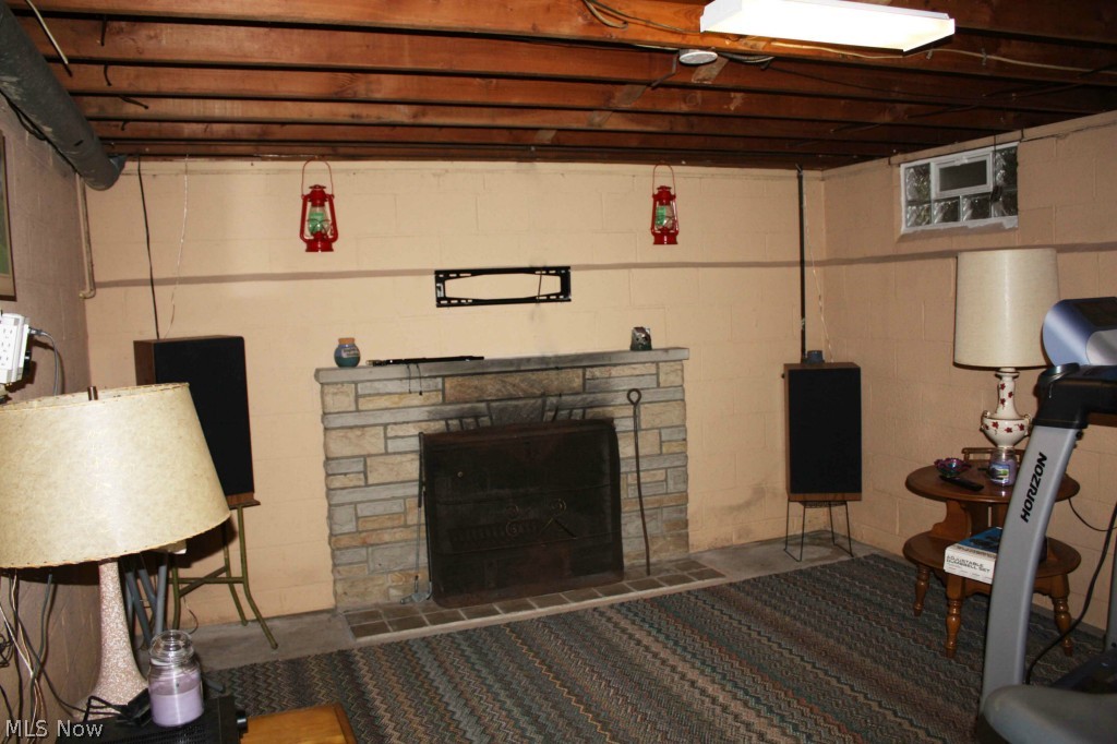 4735 Stoney Ridge Road Avon, OH 44011 - Photo 9 of 14 Recreation Room With Wood Burning Fireplace.