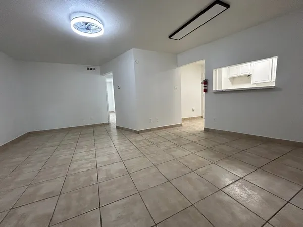 a view of a livingroom with an oven