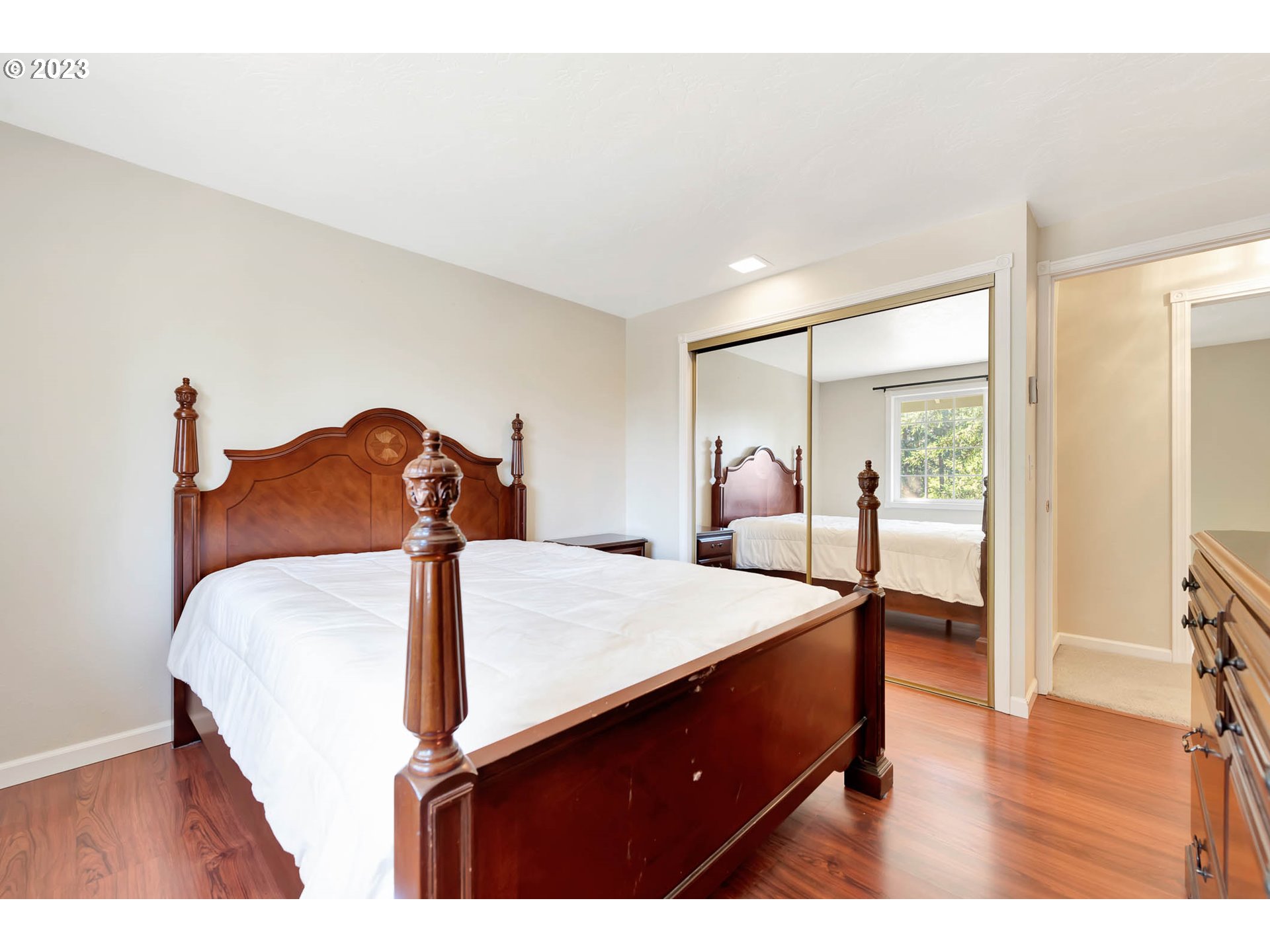 2817 Greentree Way Eugene, OR 97405 - Photo 24 of 44 a bed room with a bed and a dresser