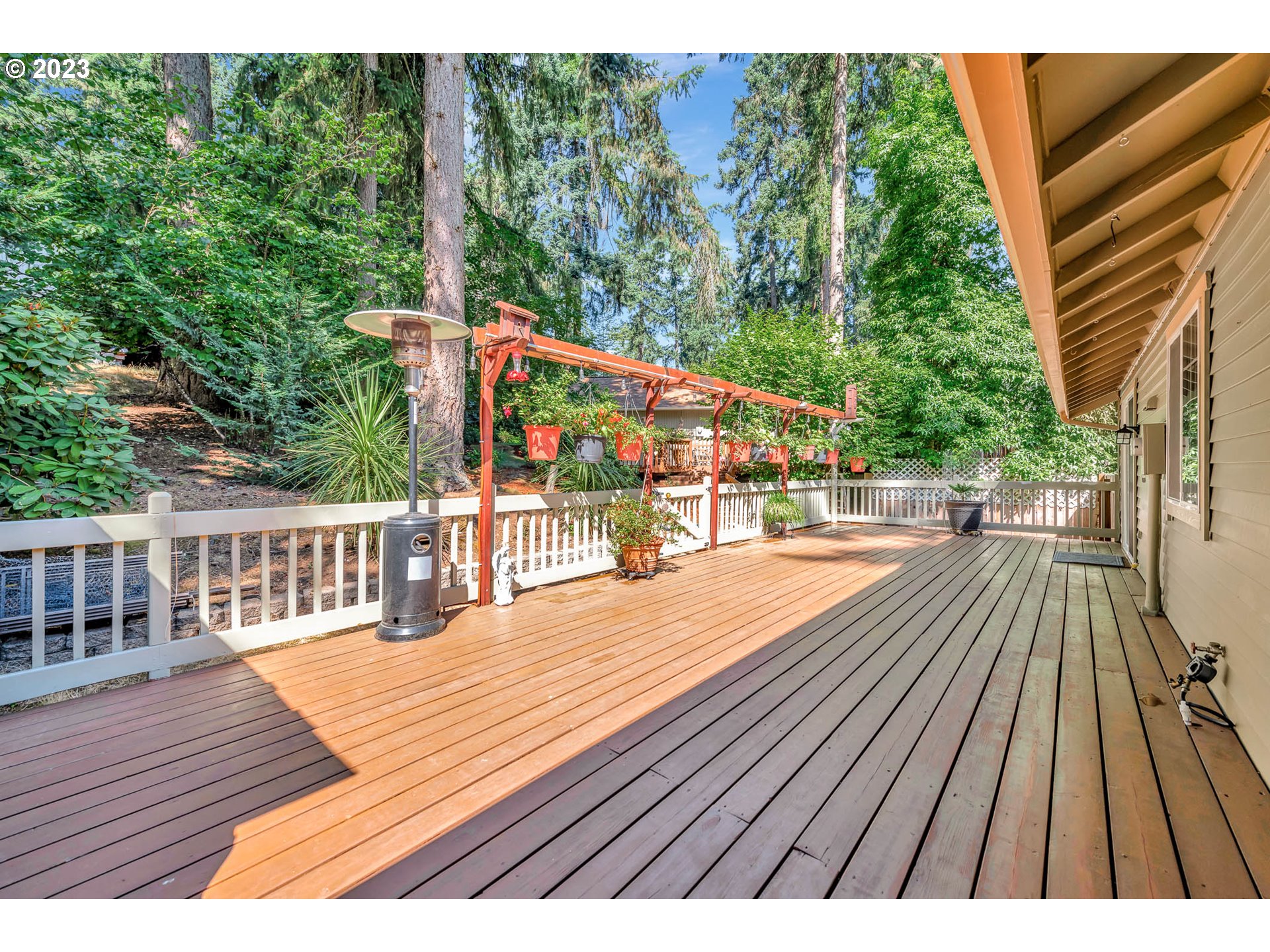 2817 Greentree Way Eugene, OR 97405 - Photo 36 of 44 a view of swimming pool with a balcony and trees