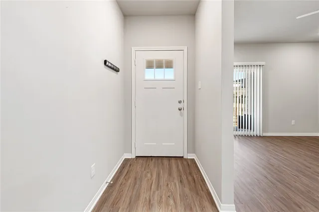 wooden floor in a empty room