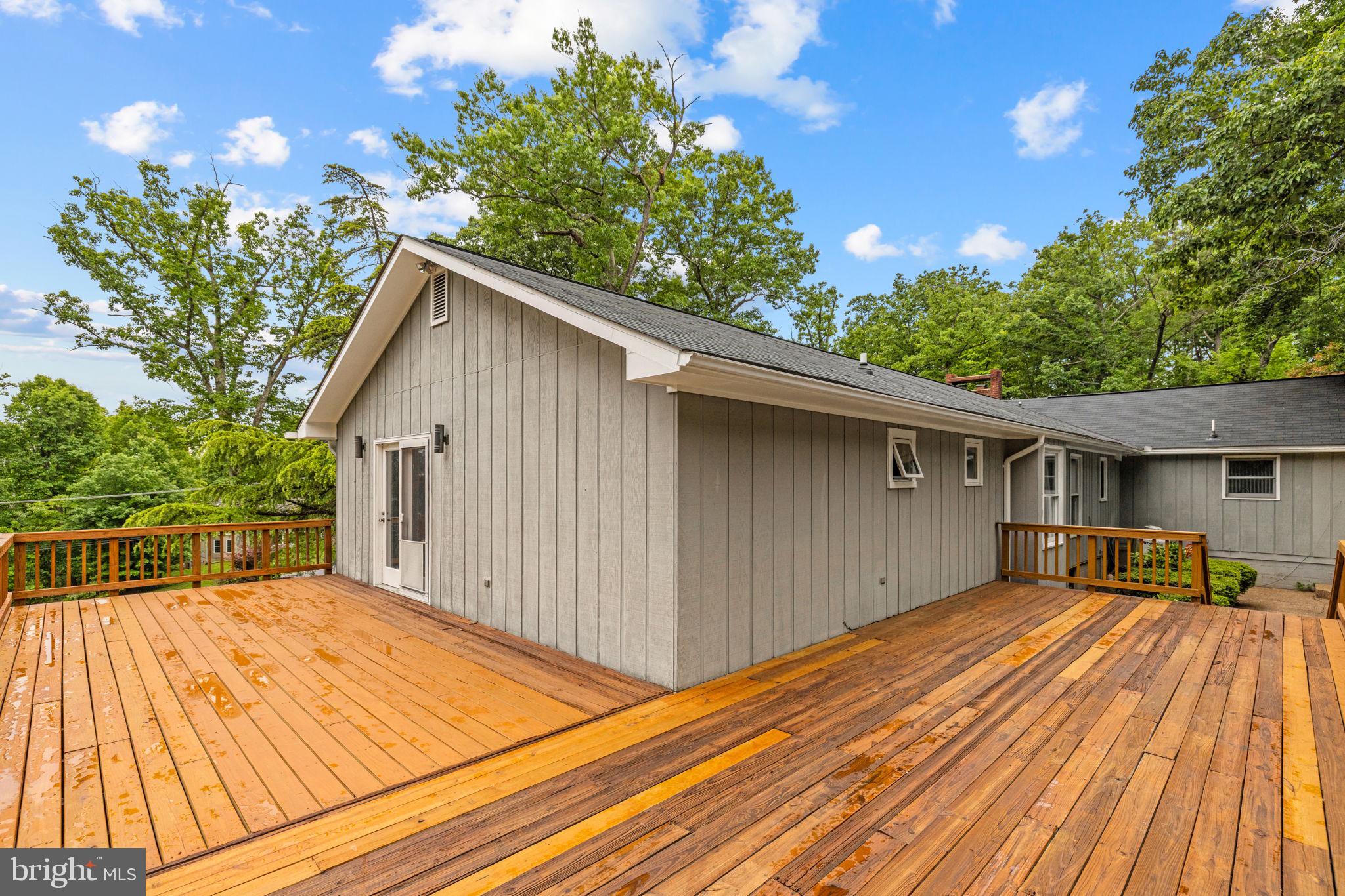 41726 Stumptown Road Leesburg, VA 20176 - Photo 45 of 91 Wraparound Decking from Primary Bedroom to Back