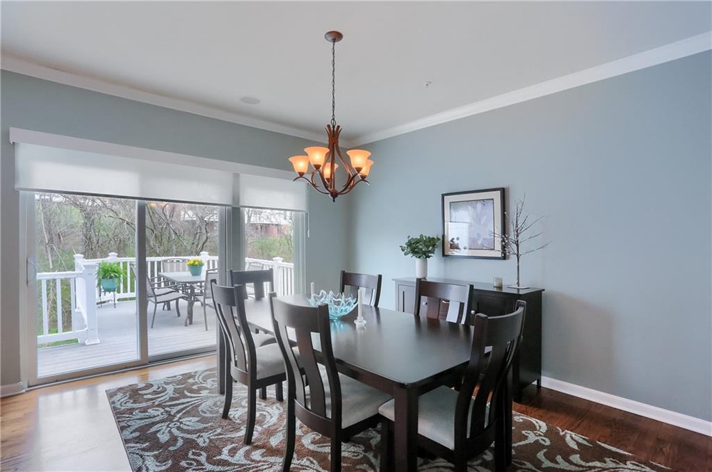 127 Shenot Road Wexford, PA 15090 - Photo 14 of 49 Dining room leading through wide patio doors