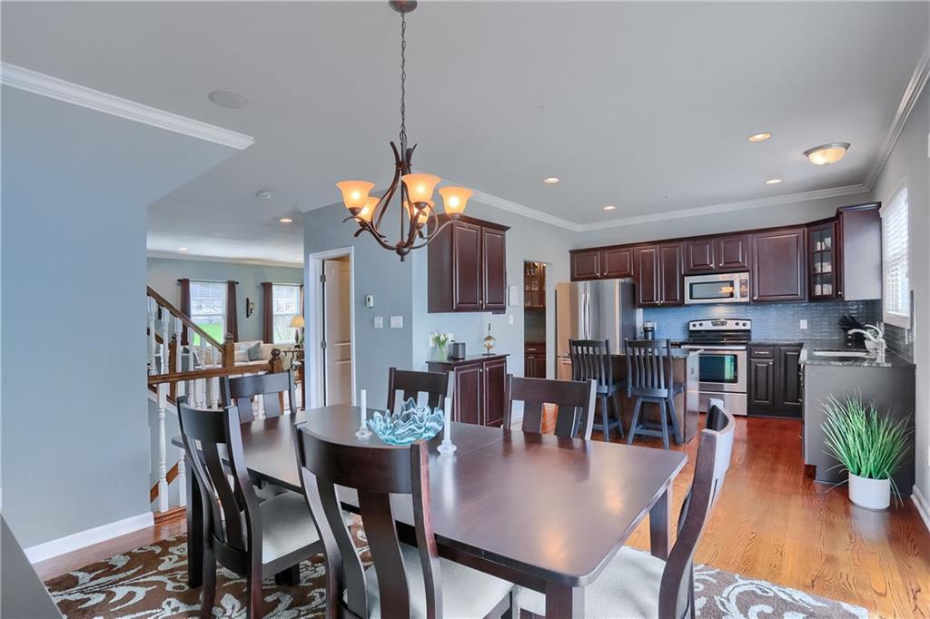 127 Shenot Road Wexford, PA 15090 - Photo 16 of 49 Dining room looking in to the kitchen