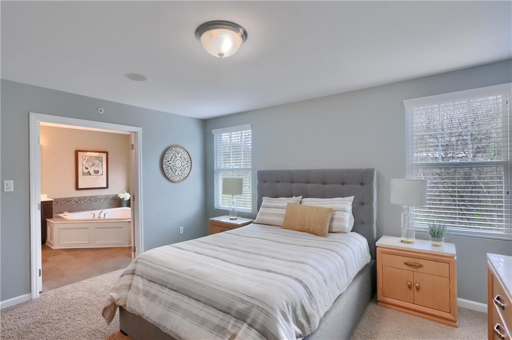 127 Shenot Road Wexford, PA 15090 - Photo 30 of 49 Primary bedroom with view in the the attached bathroom