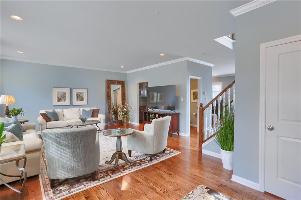 127 Shenot Road Wexford, PA 15090 - Photo 7 of 49 Living room and main floor with beautiful hardwood flooring