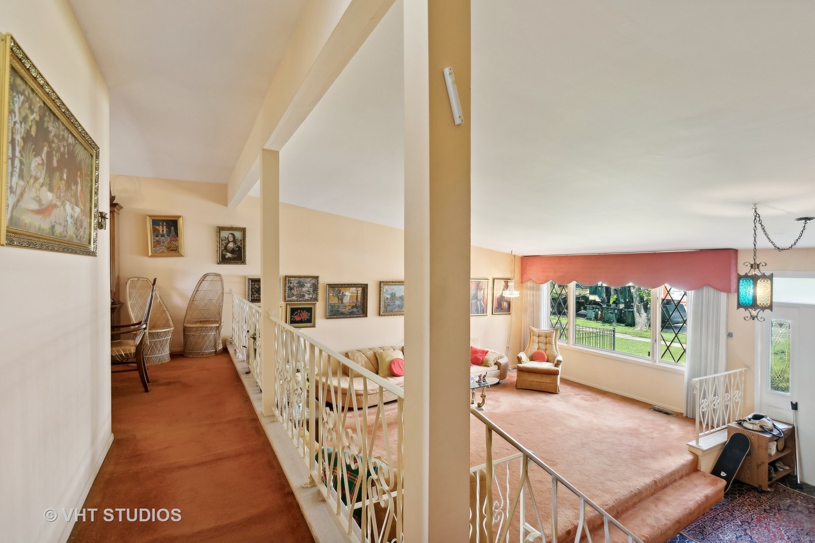7957 Beckwith Road Morton Grove, IL 60053 - Photo 12 of 26 a view of a living room and a balcony
