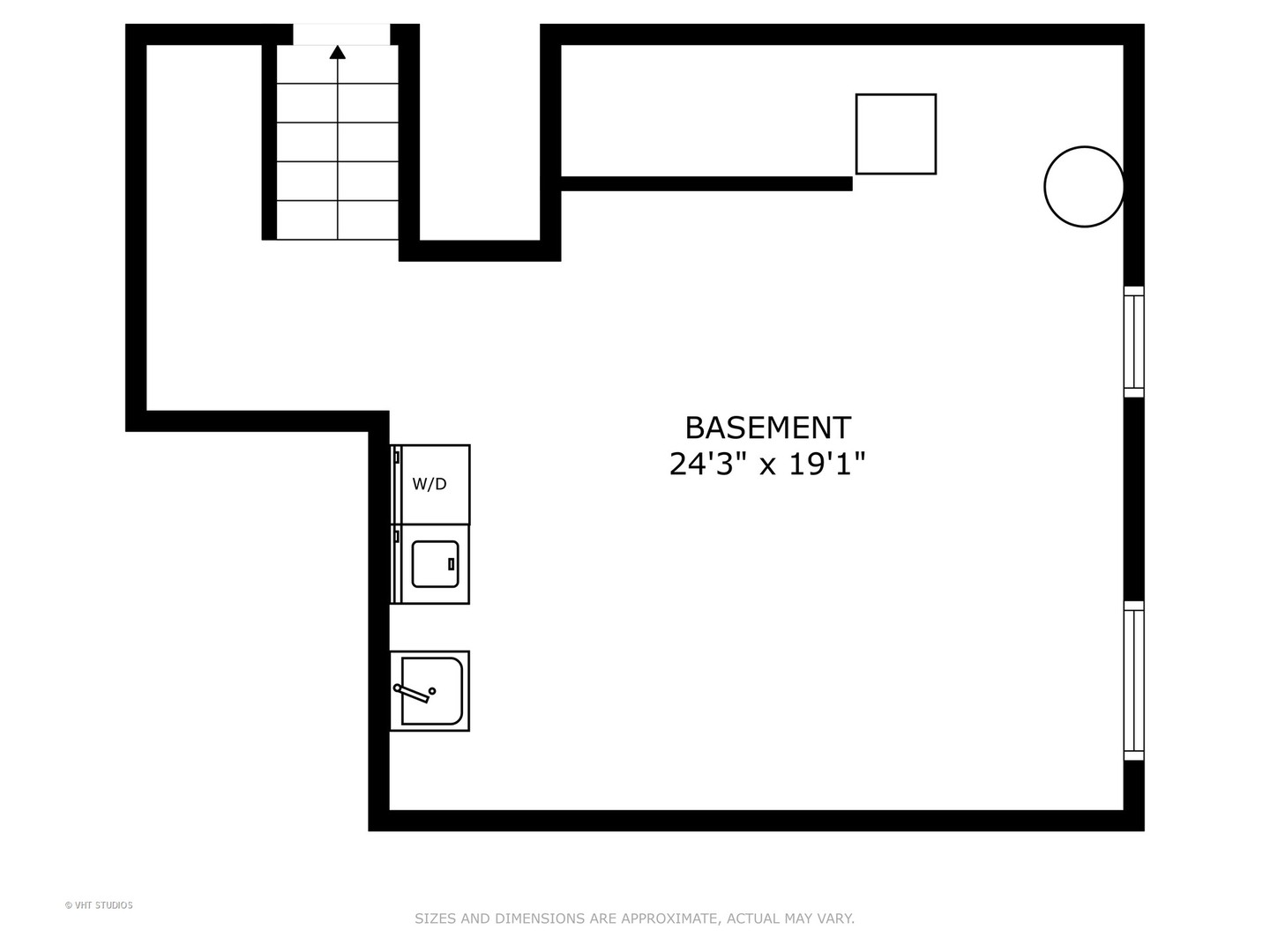 7957 Beckwith Road Morton Grove, IL 60053 - Photo 26 of 26 a black and white photo of a floor plan