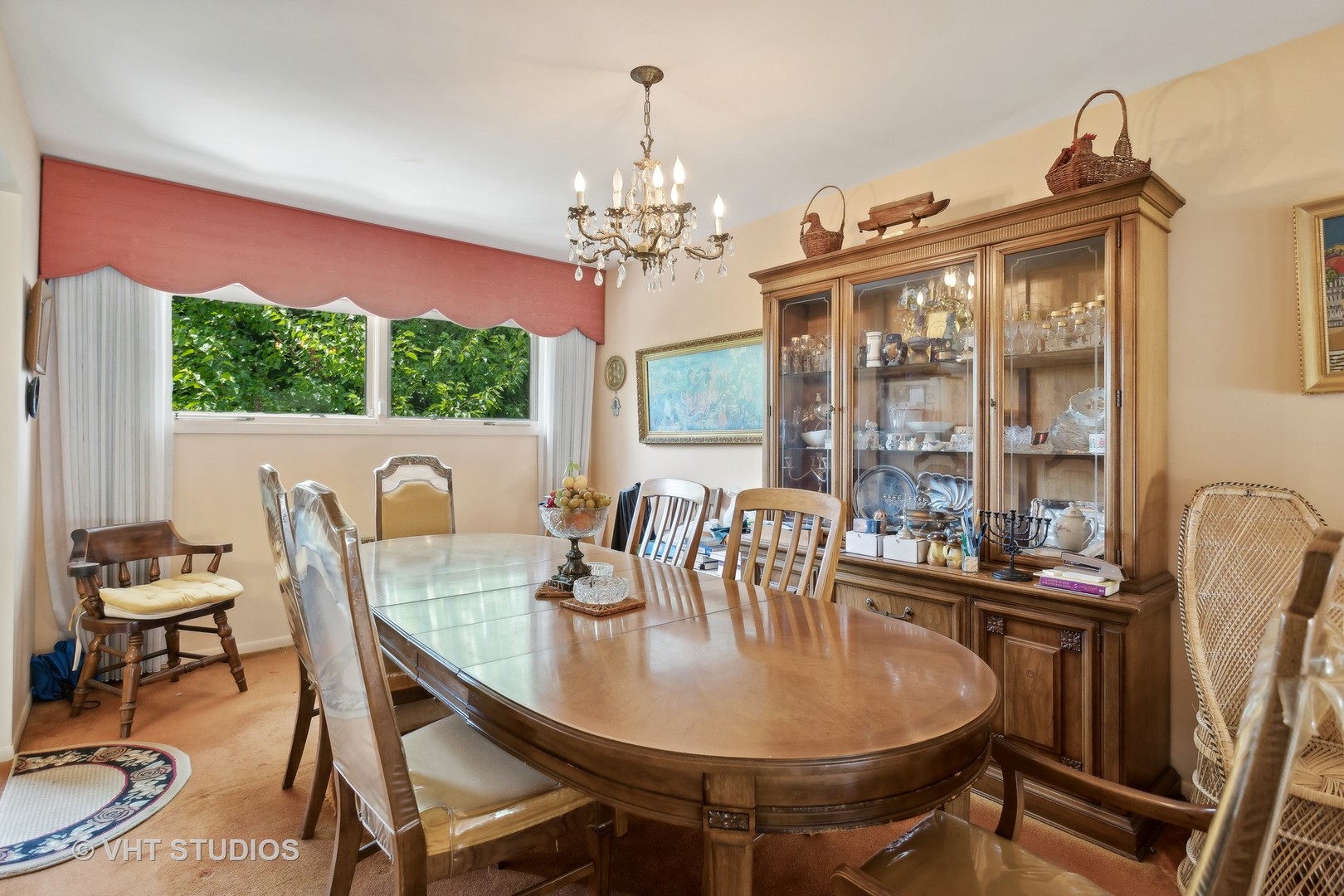 7957 Beckwith Road Morton Grove, IL 60053 - Photo 9 of 26 a view of a dining room with furniture window and outside view