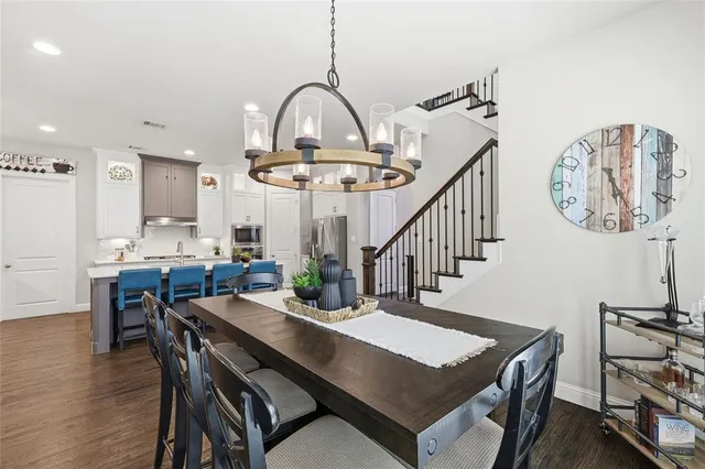 a view of a livingroom with furniture and a fireplace