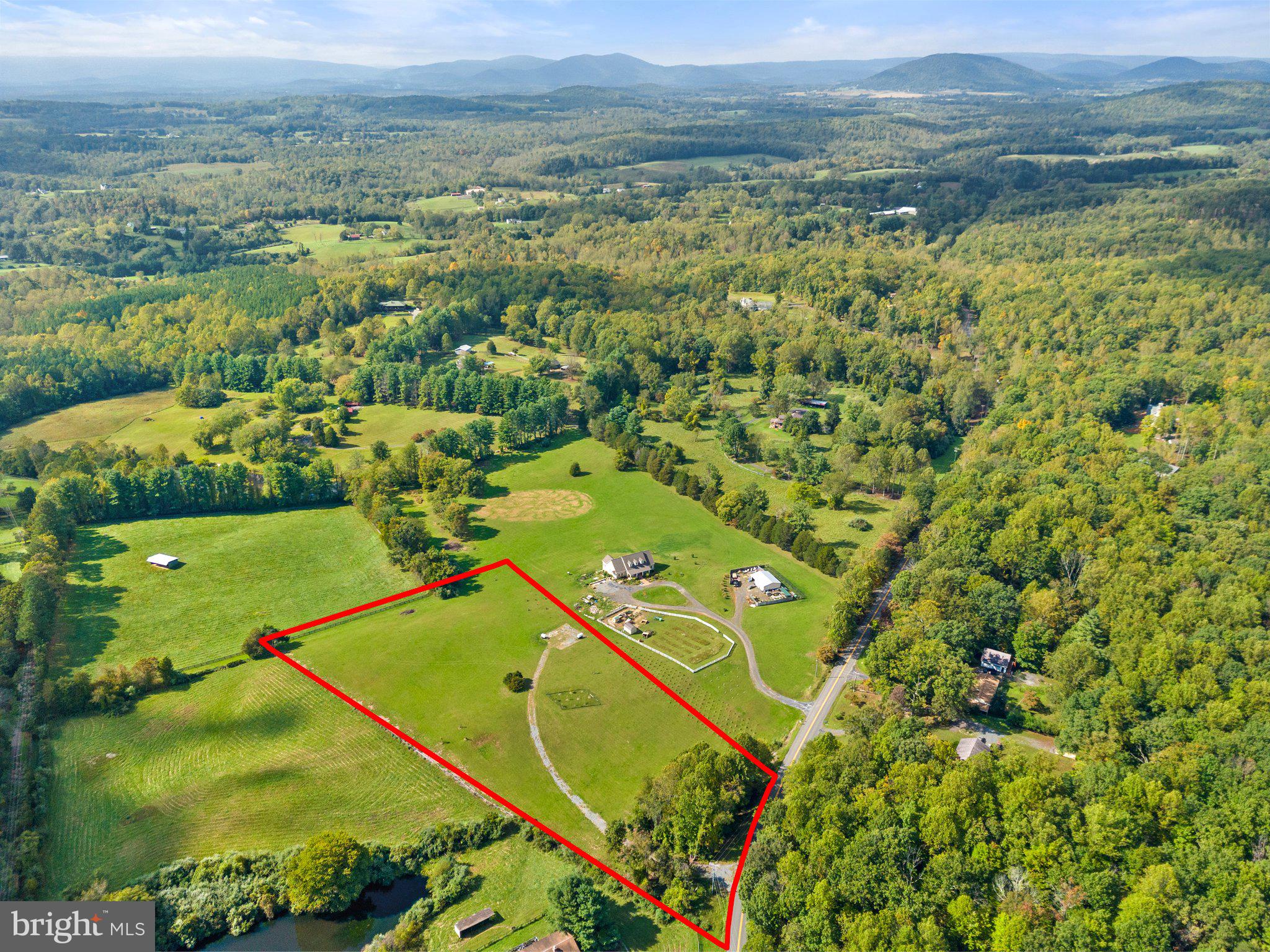 Wilson Road Marshall, VA 20115 - Photo 1 of 10 an aerial view of a residential houses with outdoor space and city view