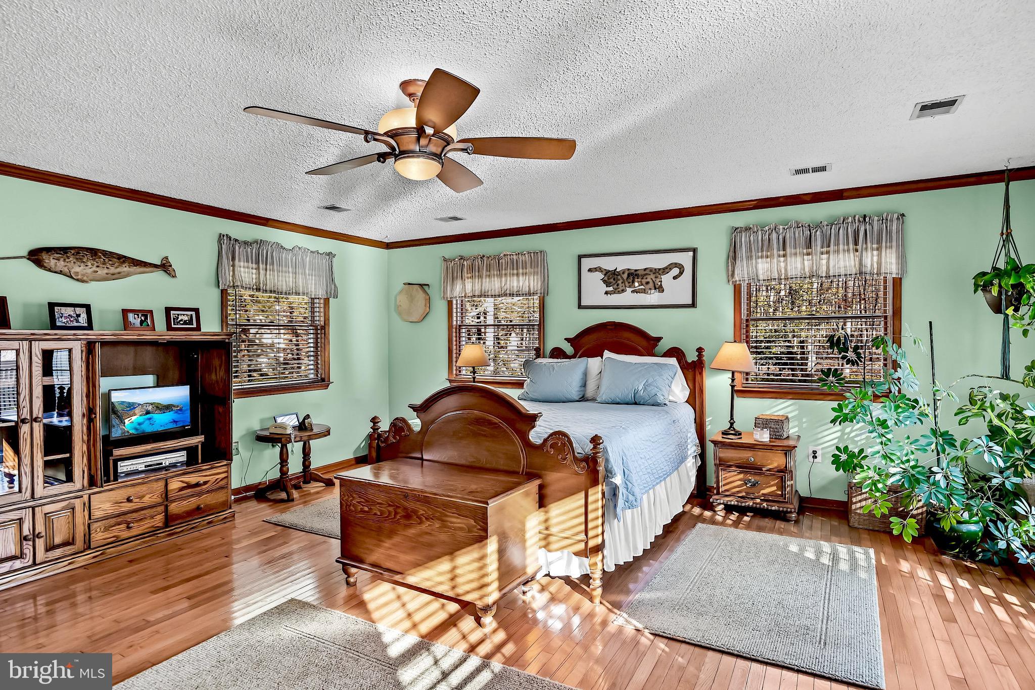 26 Tuckerton Road Shamong, NJ 08088 - Photo 17 of 44 a living room with furniture a flat screen tv and a potted plant