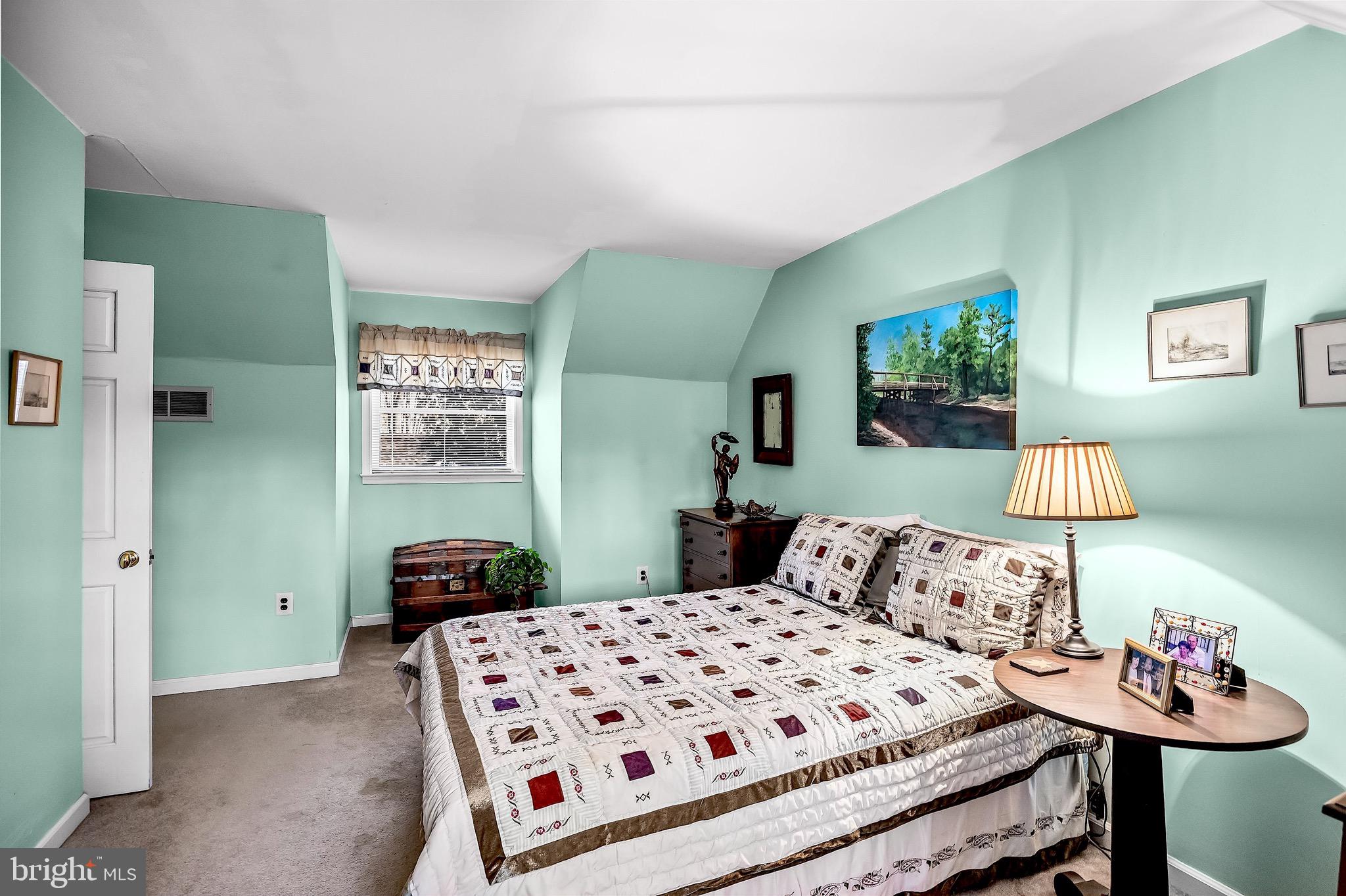 26 Tuckerton Road Shamong, NJ 08088 - Photo 22 of 44 a bedroom with a bed and a lamp on dresser