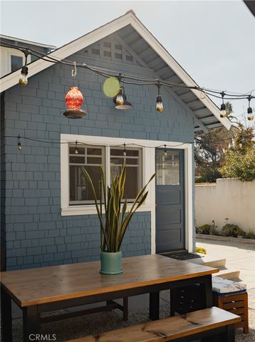 a outdoor space with lots of potted plants