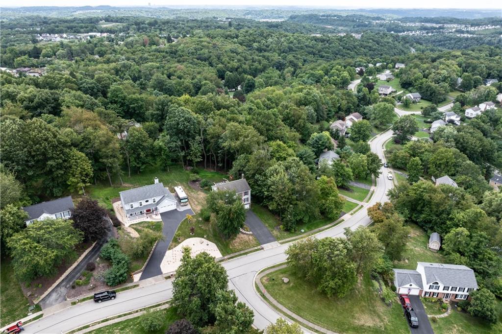 1626 Forest Ridge Drive Pittsburgh, PA 15237 - Photo 6 of 34 an aerial view of a house with a yard