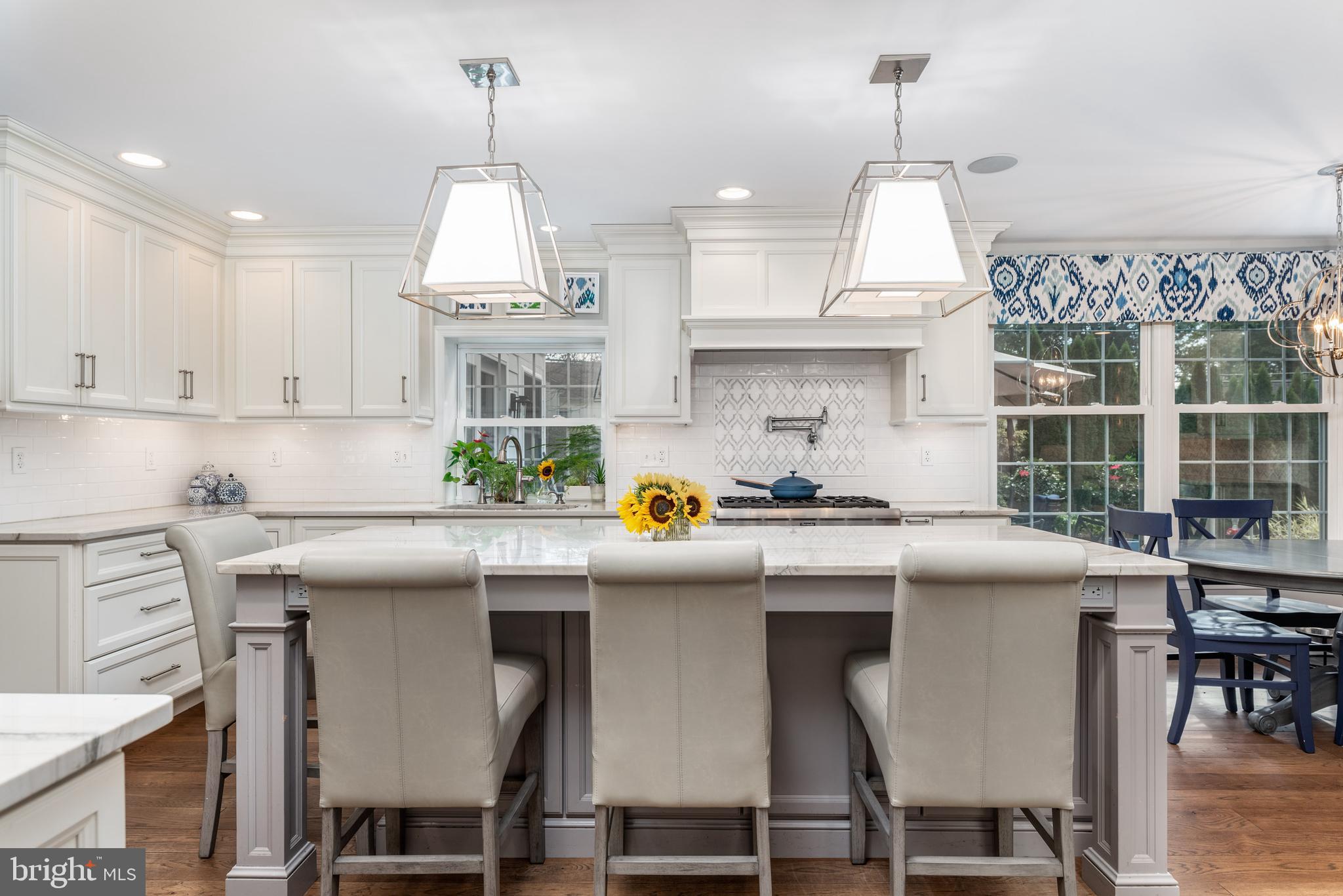 460 Woodcrest Road Wayne, PA 19087 - Photo 5 of 71 Remodeled kitchen with center island