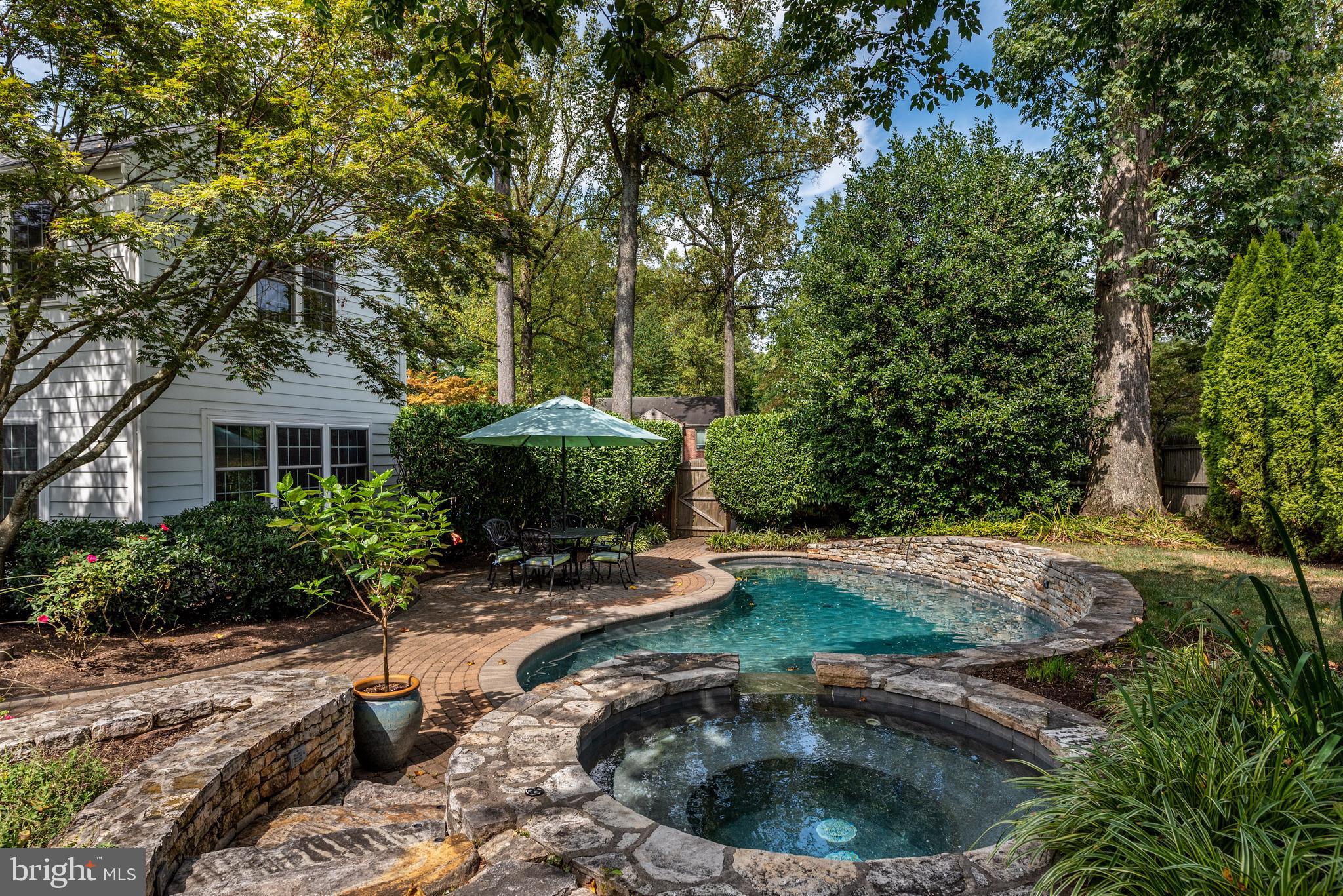 460 Woodcrest Road Wayne, PA 19087 - Photo 56 of 71 Spa with waterfall