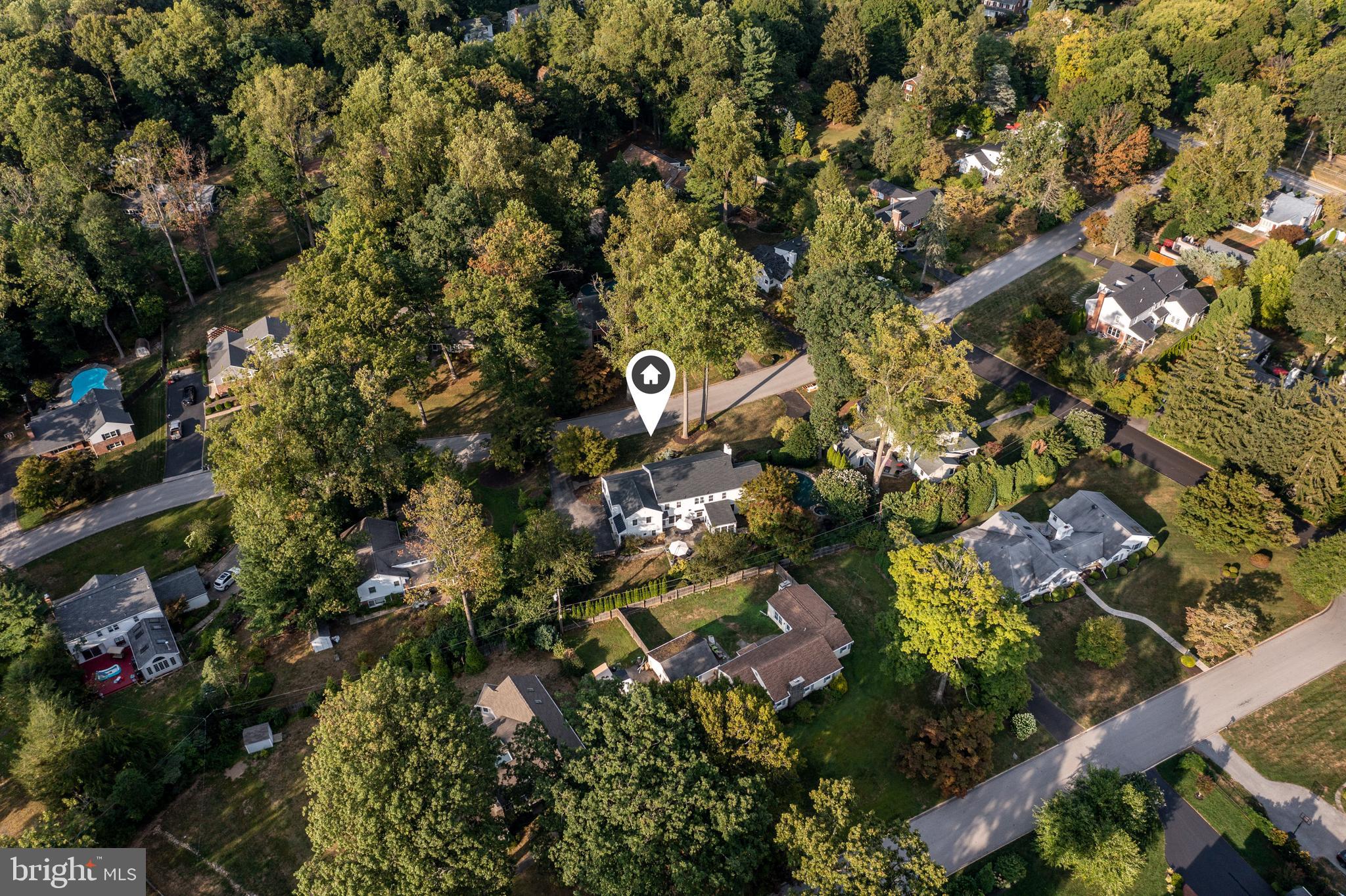 460 Woodcrest Road Wayne, PA 19087 - Photo 65 of 71 Aerial view