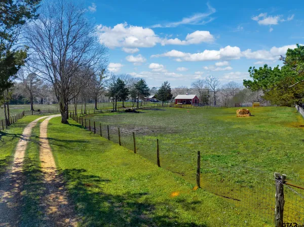 a view of a house with backyard and porch