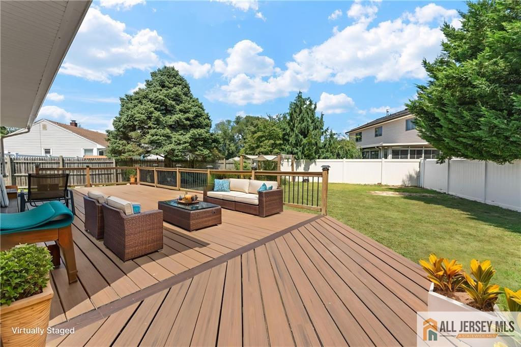 4 Burnham Road East Brunswick, NJ 08816 - Photo 21 of 25 a view of a house with swimming pool and sitting area