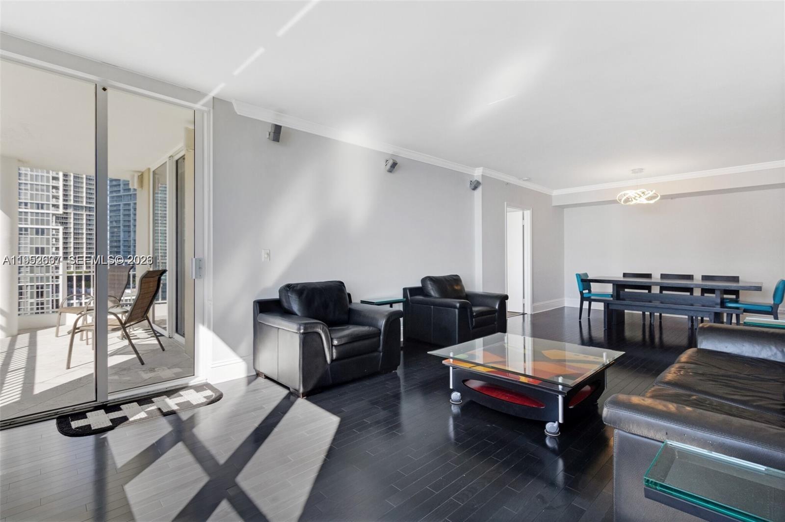 701 Brickell Key Boulevard, Unit 2103 Miami, FL 33131 - Photo 13 of 38 spacious living room. furniture can stay or go.