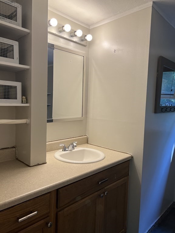 66 Carver Road Plymouth, MA 02360 - Photo 13 of 21 a bathroom with a sink a light fixture and a mirror
