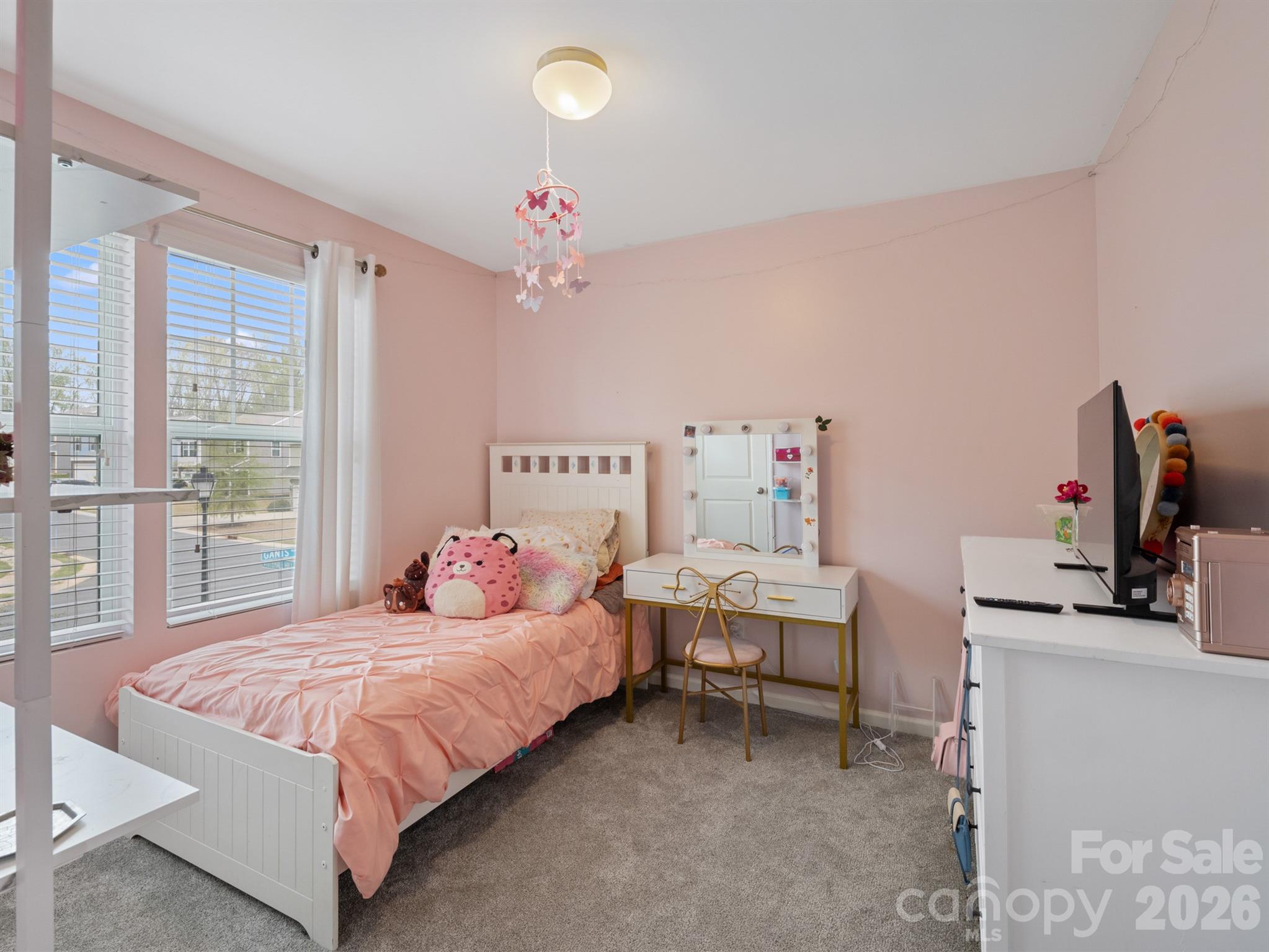629 Gants Road York, SC 29745 - Photo 18 of 27 a bedroom with a bed and wooden floor