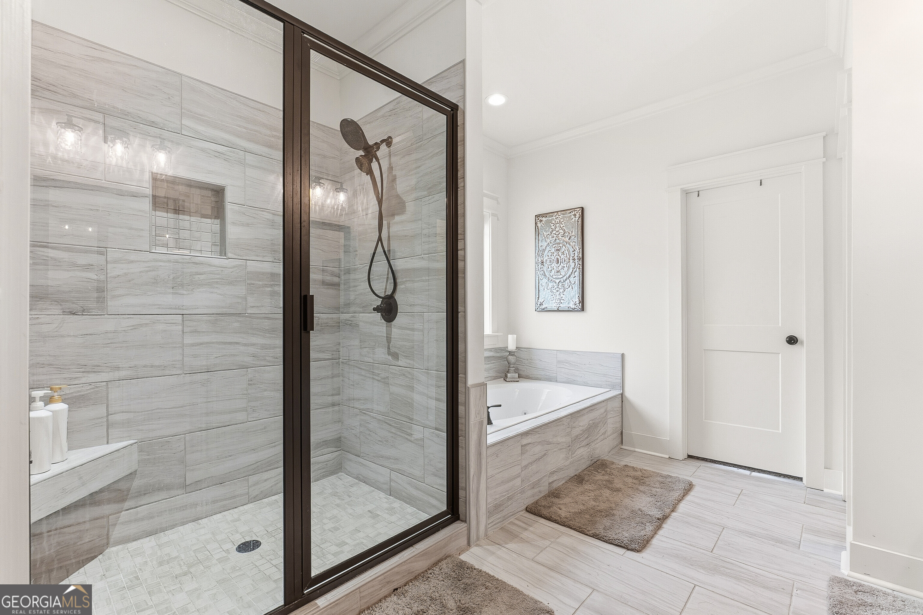 307 Apalachee Way Bonaire, GA 31005 - Photo 36 of 61 a bathroom with a shower and a sink